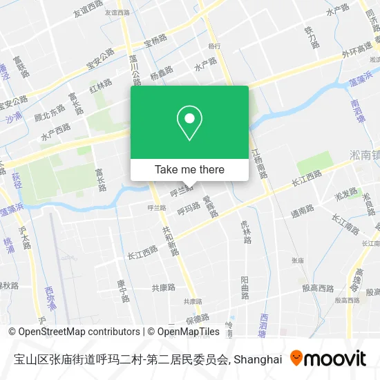 宝山区张庙街道呼玛二村-第二居民委员会 map