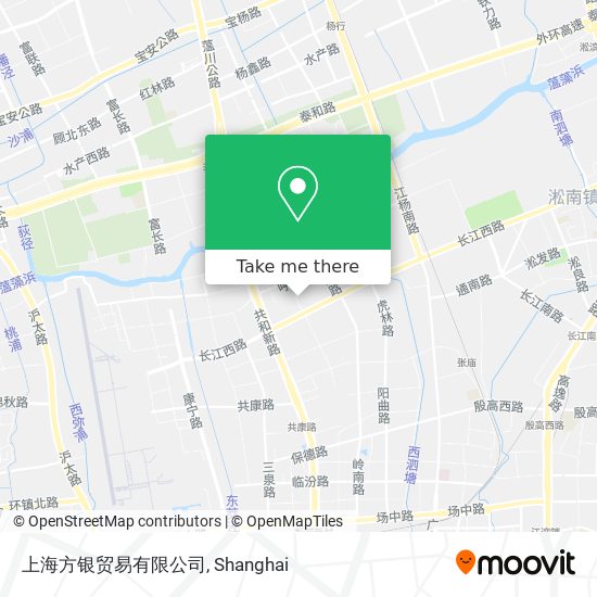上海方银贸易有限公司 map