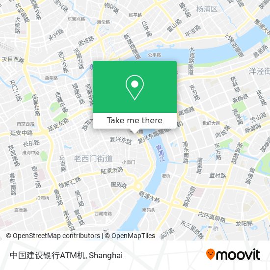中国建设银行ATM机 map