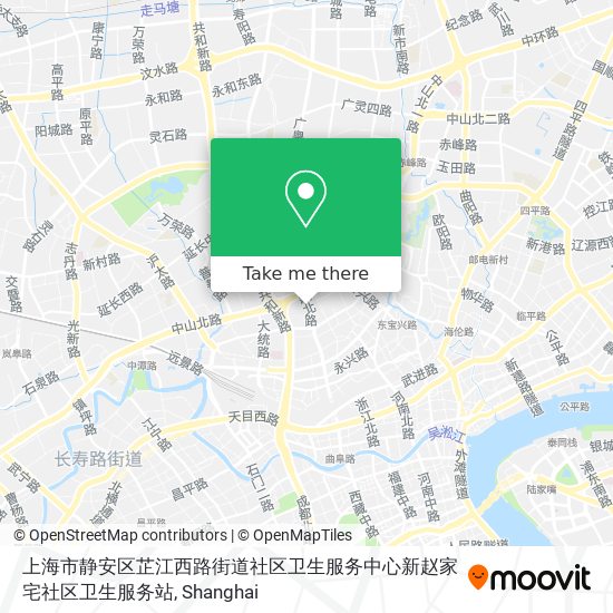 上海市静安区芷江西路街道社区卫生服务中心新赵家宅社区卫生服务站 map