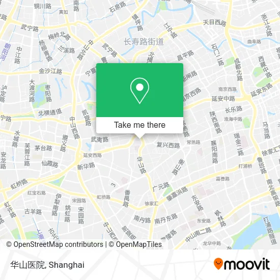 华山医院 map