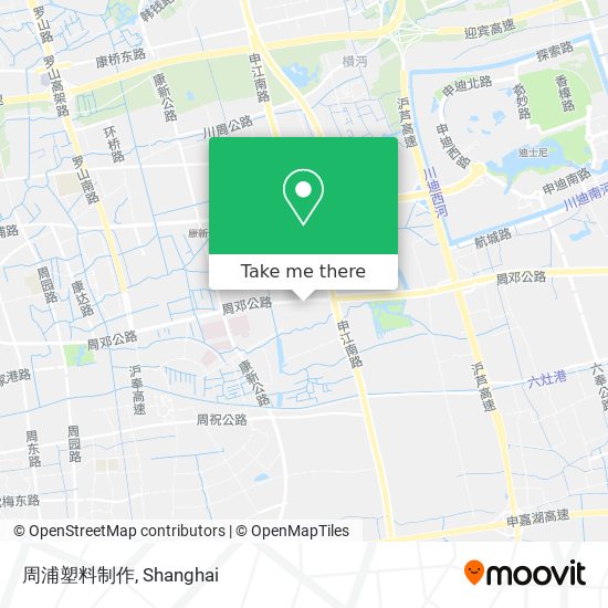 周浦塑料制作 map