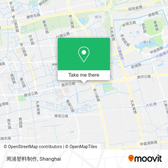 周浦塑料制作 map