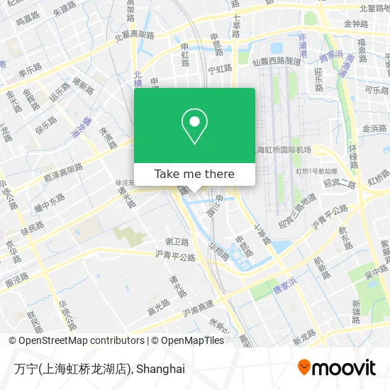 万宁(上海虹桥龙湖店) map