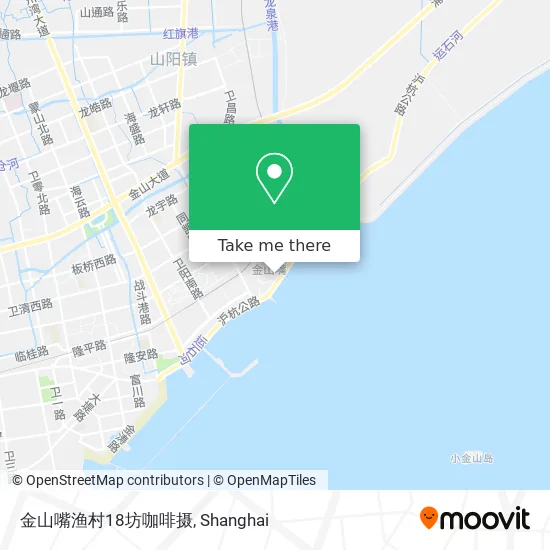 金山嘴渔村18坊咖啡摄 map