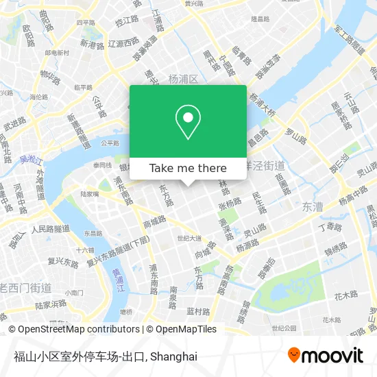 福山小区室外停车场-出口 map