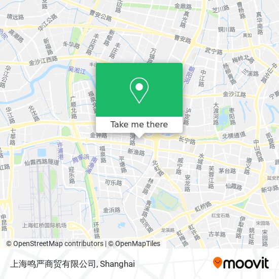 上海鸣严商贸有限公司 map