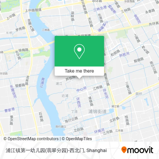 浦江镇第一幼儿园(翡翠分园)-西北门 map