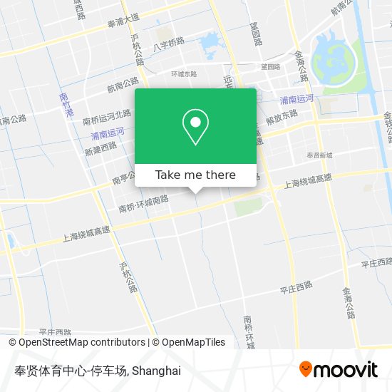 奉贤体育中心-停车场 map