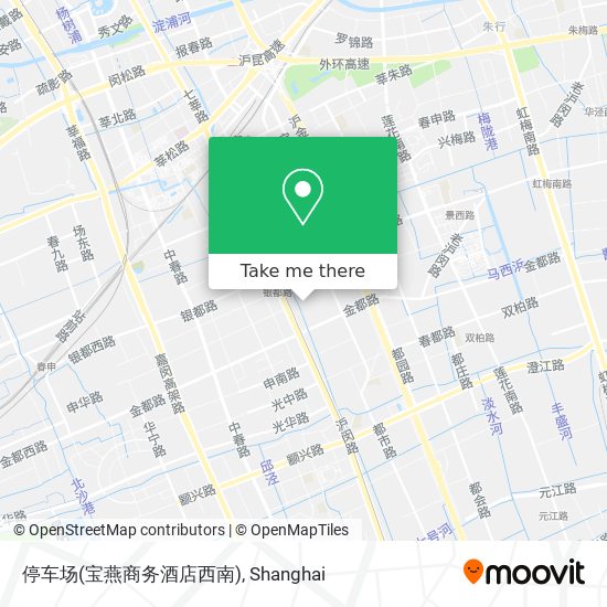 停车场(宝燕商务酒店西南) map
