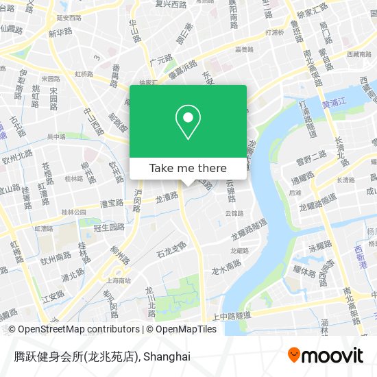 腾跃健身会所(龙兆苑店) map