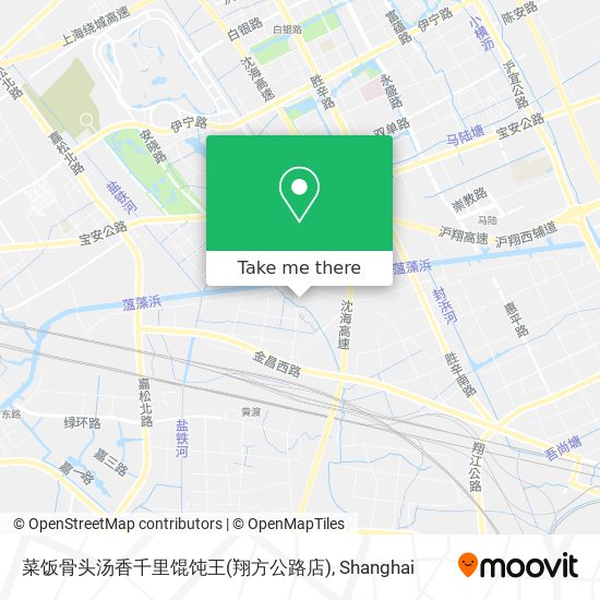 菜饭骨头汤香千里馄饨王(翔方公路店) map