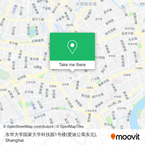东华大学国家大学科技园1号楼(爱迪公寓东北) map