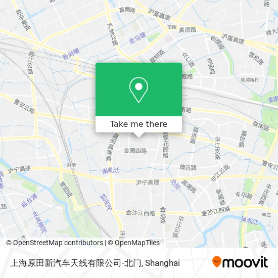 上海原田新汽车天线有限公司-北门 map