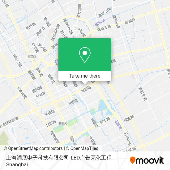 上海润展电子科技有限公司-LED广告亮化工程 map