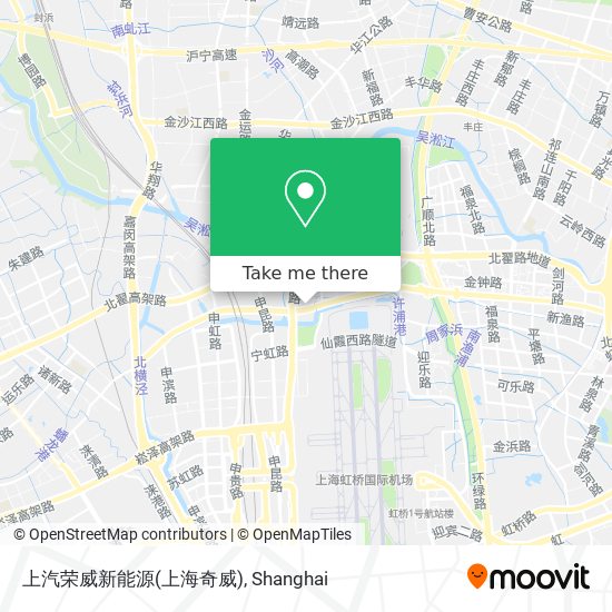 上汽荣威新能源(上海奇威) map