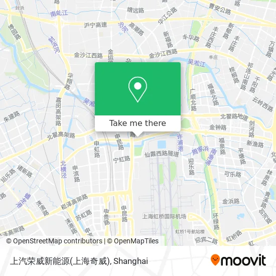 上汽荣威新能源(上海奇威) map