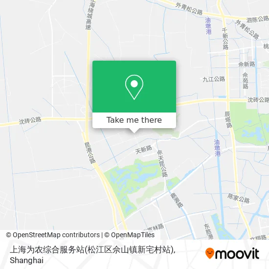 上海为农综合服务站(松江区佘山镇新宅村站) map
