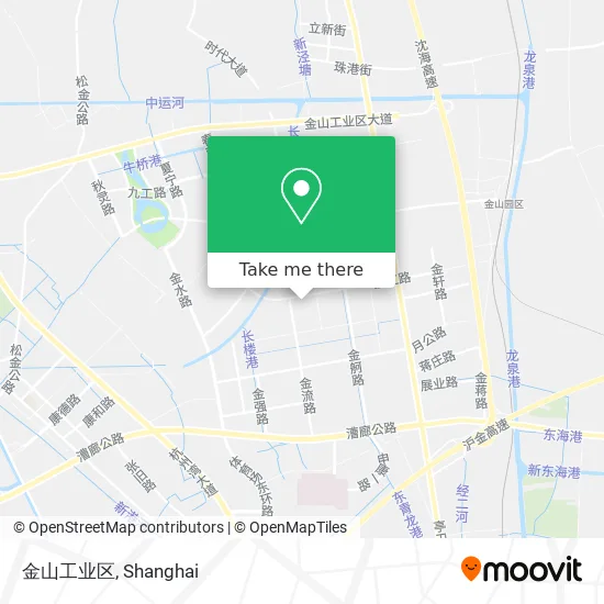 金山工业区 map
