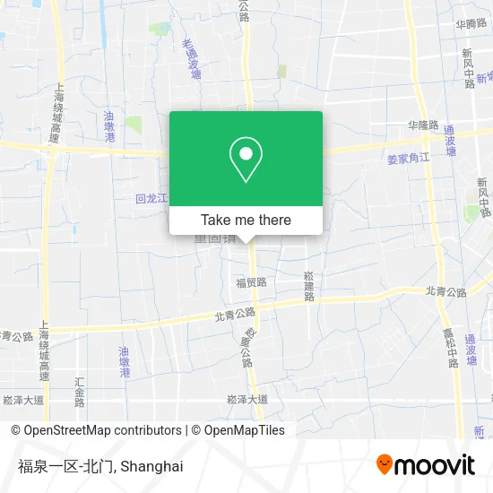 福泉一区-北门 map