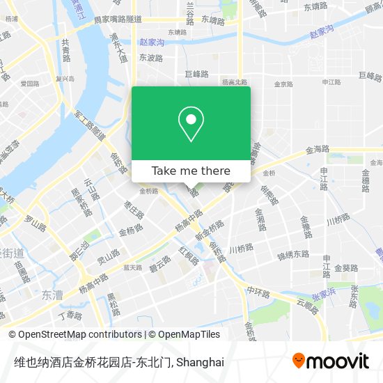 维也纳酒店金桥花园店-东北门 map