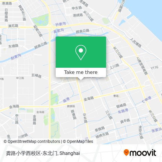 龚路小学西校区-东北门 map