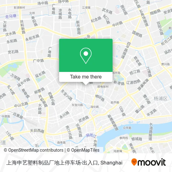 上海申艺塑料制品厂地上停车场-出入口 map