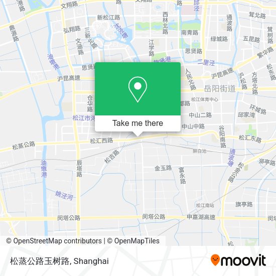 松蒸公路玉树路 map