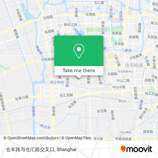 仓丰路与仓汇路交叉口 map
