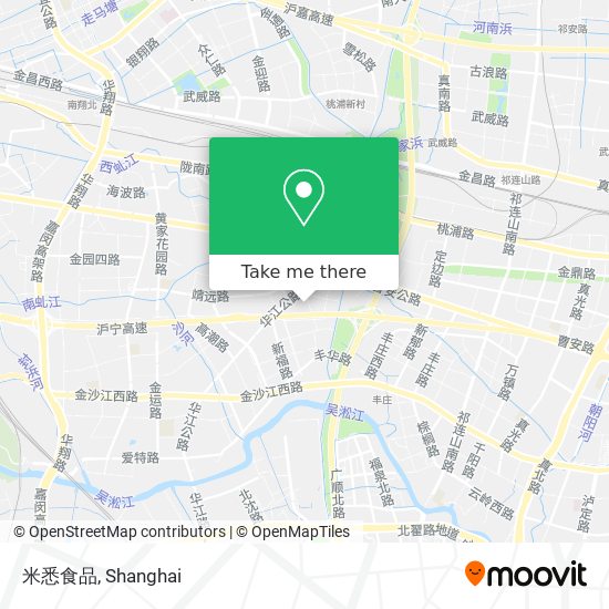 米悉食品 map