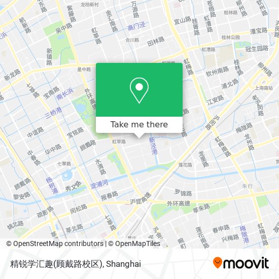 精锐学汇趣(顾戴路校区) map
