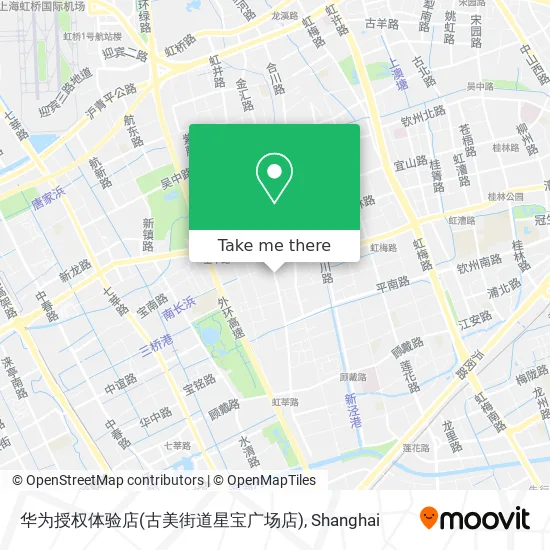 华为授权体验店(古美街道星宝广场店) map