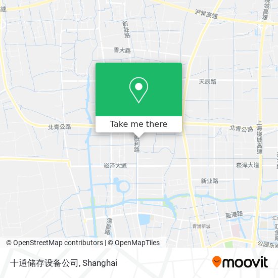 十通储存设备公司 map