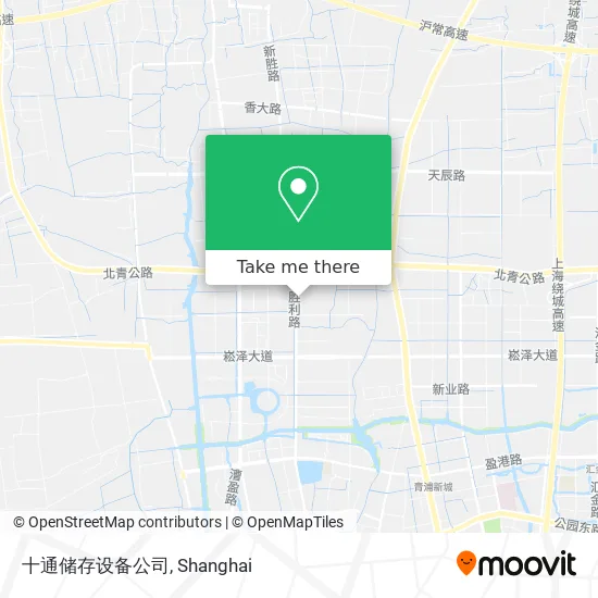 十通储存设备公司 map