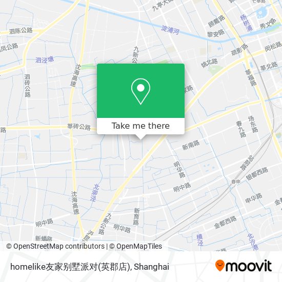 homelike友家别墅派对(英郡店) map