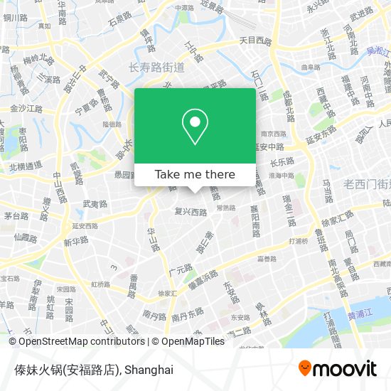 傣妹火锅(安福路店) map