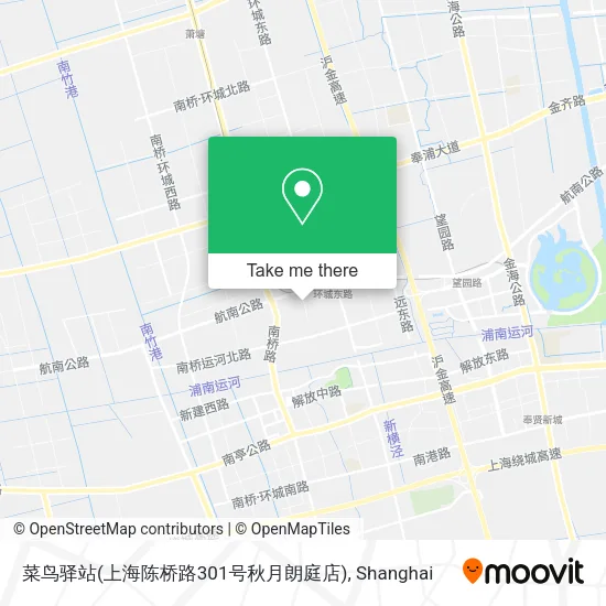 菜鸟驿站(上海陈桥路301号秋月朗庭店) map