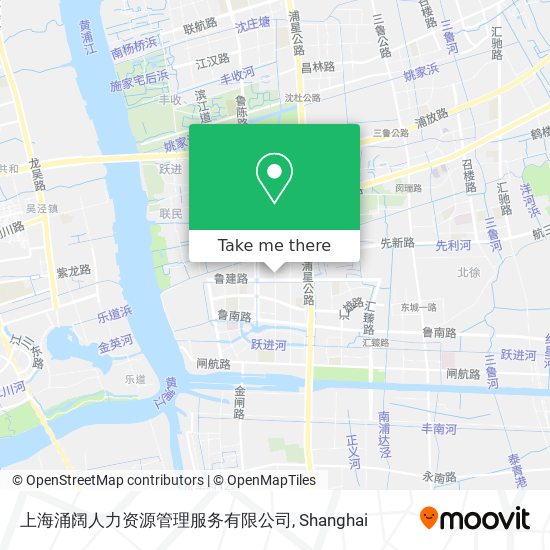 上海涌阔人力资源管理服务有限公司 map