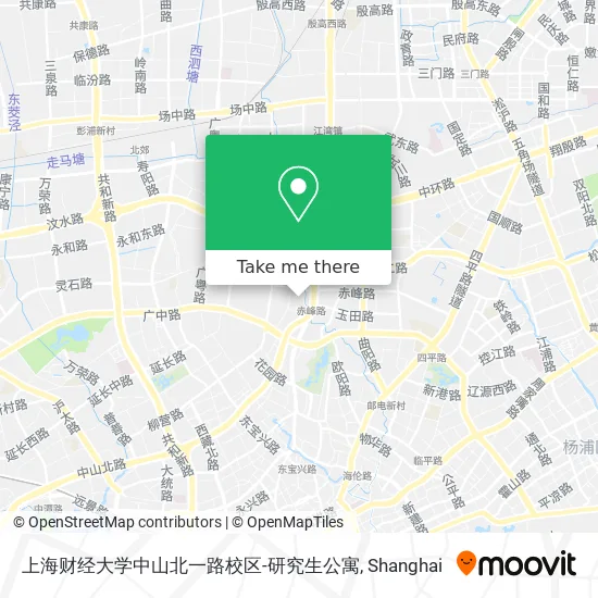 上海财经大学中山北一路校区-研究生公寓 map