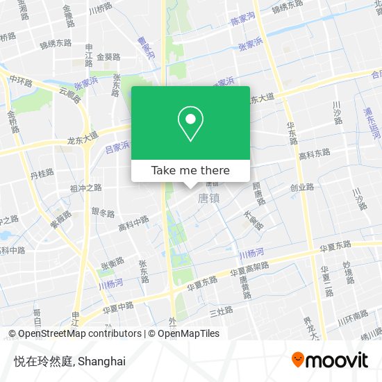 悦在玲然庭 map