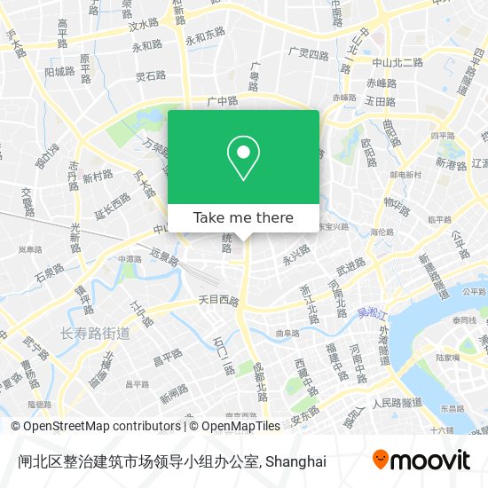 闸北区整治建筑市场领导小组办公室 map