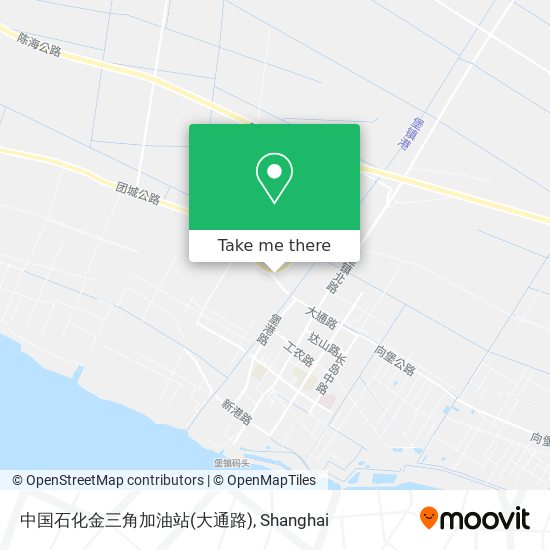 中国石化金三角加油站(大通路) map