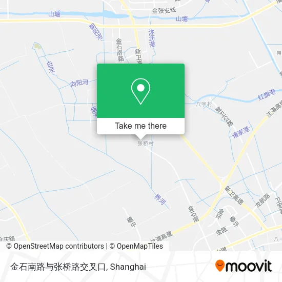 金石南路与张桥路交叉口 map