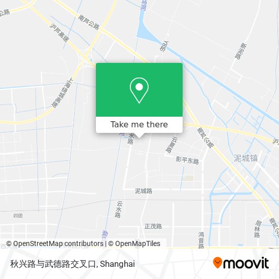 秋兴路与武德路交叉口 map