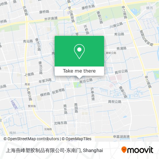 上海燕峰塑胶制品有限公司-东南门 map