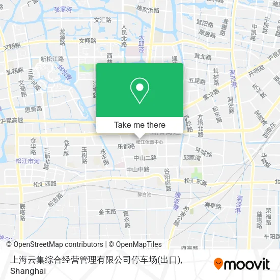 上海云集综合经营管理有限公司停车场(出口) map