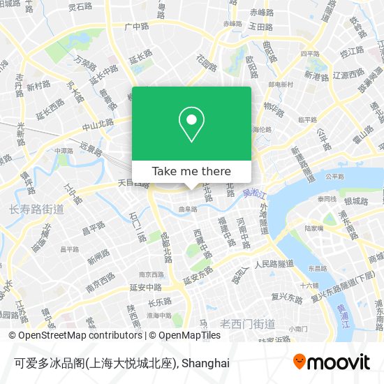 可爱多冰品阁(上海大悦城北座) map