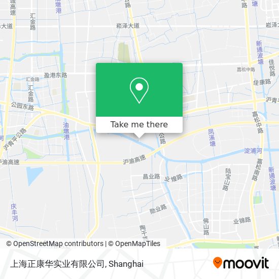上海正康华实业有限公司 map