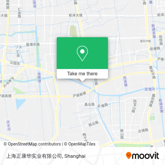 上海正康华实业有限公司 map