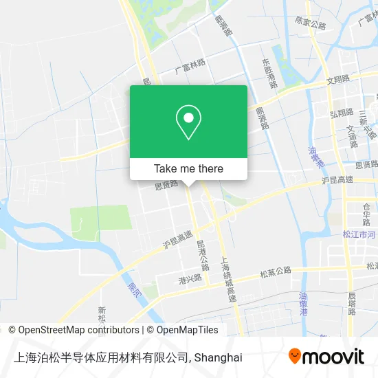 上海泊松半导体应用材料有限公司 map